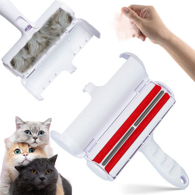 comprar Remover de pêlos de animais de estimação personalizado escova de cabelo de cão branco reutilizável Fabricação em linha
