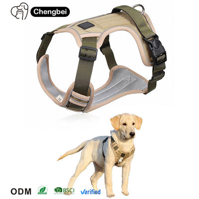 comprar Reflector respirável sem tração colete de cachorro arnês preto pano de Oxford Fabricação em linha