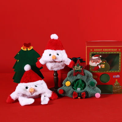 comprar Chapéu de Pet Santa Claus Teto Cartão Árvore de Natal Design Acessórios de gato Temporada Fabricação em linha