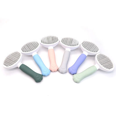 comprar Penteador de penteado de animais de estimação Penteador de patas de gato Remover de cabelo de animais de estimação Pentes de aço inoxidável Cães gatos Fabricação em linha
