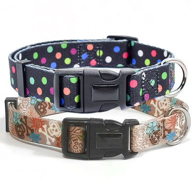 comprar Poliéster Martingale Colarinho de Cão Fivela de Metal Personalizado Sublimação Ouro Pet Personalizado Fabricação em linha