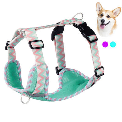 comprar 2023 Chengbei's Pet Supplies Colete de trela para cães com faixa refletora e padrão sólido Fabricação em linha
