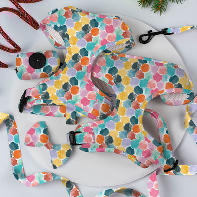 comprar XS S M L XL Cachorrinho Harness e Leash Set Air Mesh Soft Neoprene Collar e Set de Chumbo Fabricação em linha