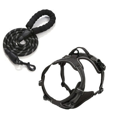 comprar Durável Oxford impermeável arnês Leash Reflective Bandana de segurança ao ar livre Kit de aventura de cachorro personalizado Fabricação em linha
