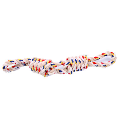 comprar Brinquedo de mastigação sustentável de cores mistas para cães de raças grandes Labrador resistente a mordidas e Golden Retriever Corda de pau poligonal Fabricação em linha