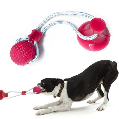 comprar Cão de estimação auto-jogar reboque força de puxa ventilação durável forte dentes limpeza vaso de sucção TPR Fabricação em linha