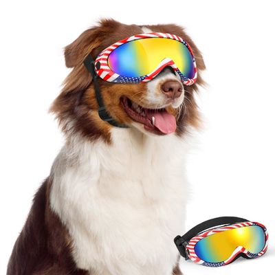 Óculos de sol para cães Óculos para animais de estimação Óculos de sol para neve Praia de motocicletas Óculos de cães Raça