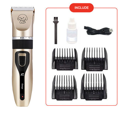 110V-240V Clippers de limpeza para cães sem fio Clippers de limpeza para gatos de baixo ruído