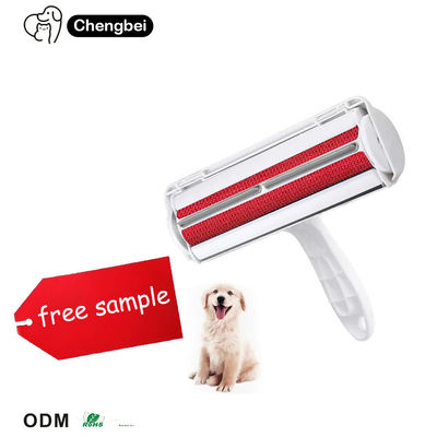 Logotipo personalizado Mini portátil auto-limpeza Cão Gato Reutilizável Lint Pet Remover Roller com material sustentável