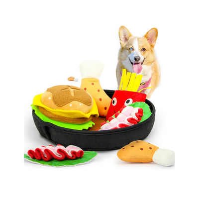 Melhore o tempo de brincadeira do seu animal de estimação com o brinquedo interativo do pequeno-almoço do cão de 2022 Plush Hide Seek Dent Cleaning Dog IQ Intelligent Toy