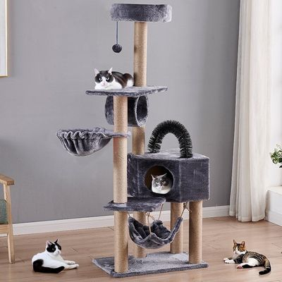 Casas de gatos com raspadores