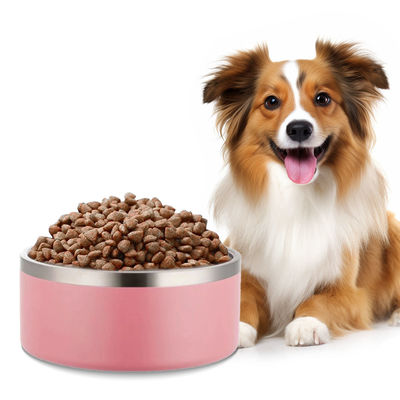Vacuo de alimentação de animais de estimação, isolado, de aço inoxidável, recipiente para cães, fonte de alimentação durável Não aplicável
