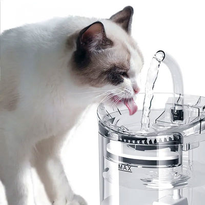 Dispensador de água para animais de estimação Cão automático bebendo Fonte de plástico Fonte de água de gato torneira