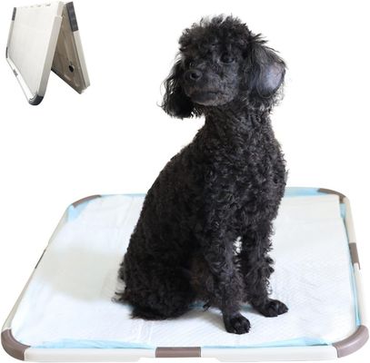 Cachorro Piss Pad Foldable Potty Training Holder portavel bandeja de silicone para treinamento de cachorro